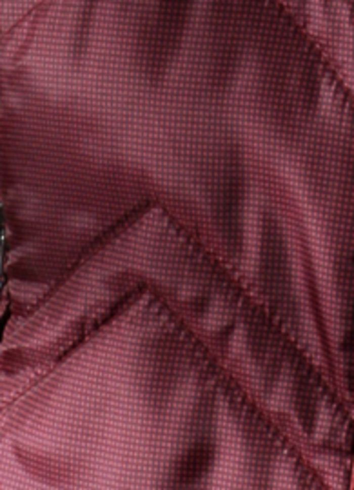 Jas met overlangse zijstiksels BOURGOND-ZWART