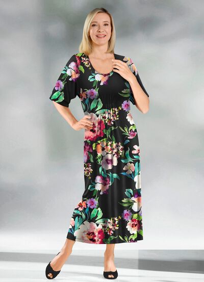 Kaftan in enkellange slipstijl 