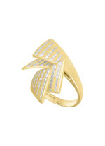 Moderne damesring met 124 diamanten 