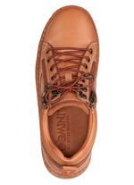 Gemini, chique dames veterschoenen, breedte G, met uitneembaar voetbed COGNAC