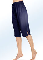 Set van twee slaap- en vrijetijdsbroeken, kuitlengte met zakken 