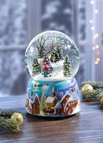 Sneeuwbol met mechanisch mechanisme 