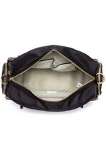 Collezione Alessandro tas gemaakt van synthetisch materiaal ZWART-OUDZILVER