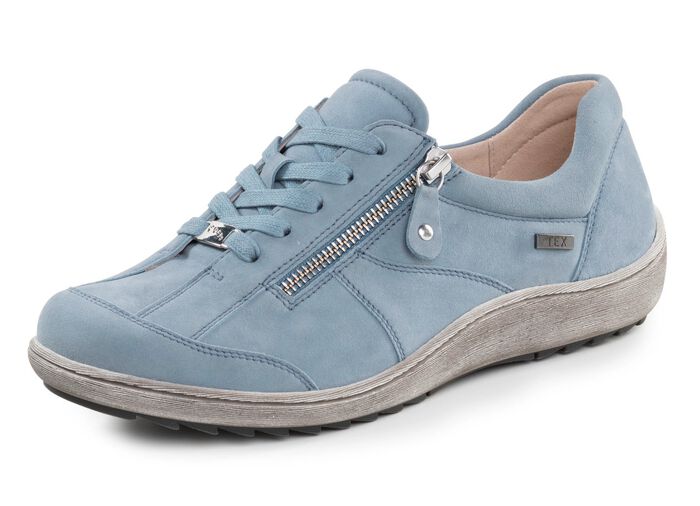 ELENA EDEN, comfortabele dames veterschoenen, breedte H, met uitneembaar voetbed JEANS