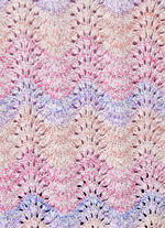 Trui met kleurverloop en glittereffecten 