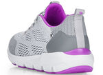 Rieker sneakers met elastische decoratieve vetersluiting GRIJS-ROZE