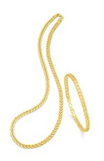 Aantrekkelijke set in tweekleurig 