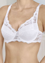 Laurina beugelbeha van elastische kant 