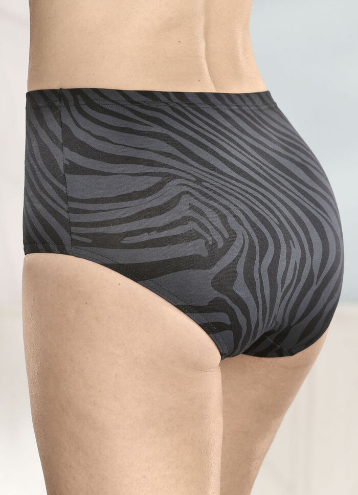 brio lingerie vierpack slips met printdesign 