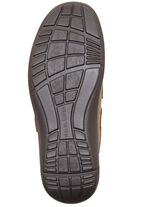 Waldl&auml;ufer, comfortabele herenpantoffels, breedte H, met uitneembaar voetbed TABAKBRUIN