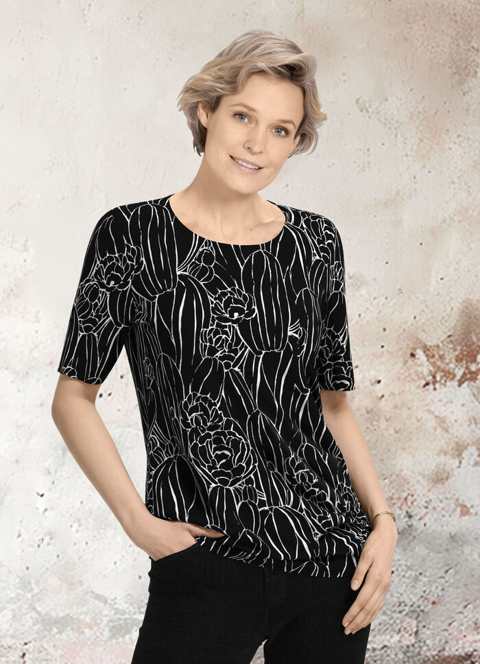 Shirt met all-over print 