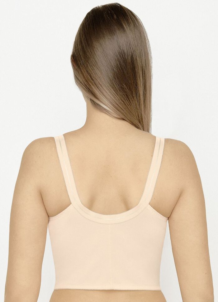 Susa bh in lang model, met sluiting vooraan HUIDKLEURIG