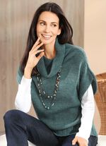 Trui met alpaca-inhoud DONKERE SALIE GEM&Ecirc;LEERD