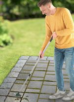 Voegborstel met voegdorn en telescoopsteel 