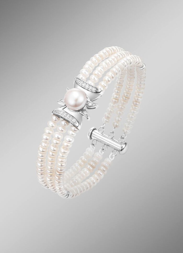 Armband met gekweekte zoetwaterparels 