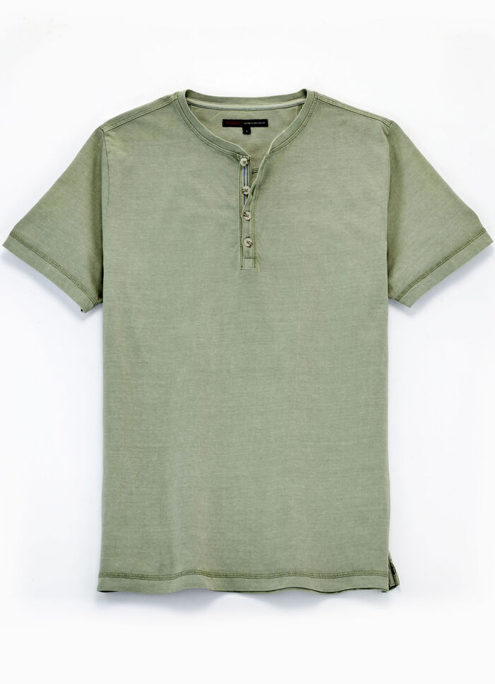 shirt van "Paddock's" LINDGRÜN