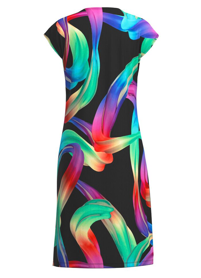 Jurk met kleurrijk printmotief 