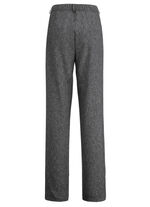 Broek in modieuze breedte ANTRACIET GEM.