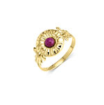 Damesring met robijn 