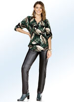 Shirt-tuniek van elastische fijne jersey 