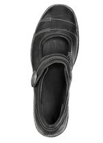 ELENA EDEN, comfortabele damesschoenen met gesp, breedte H, met uitneembaar voetbed ZWART