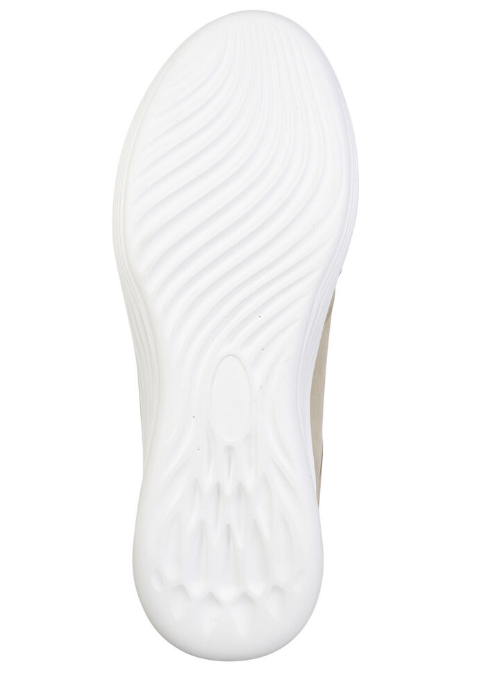 ELENA EDEN, trendy damessneakers, breedte H, met uitneembaar voetbed BEIGE