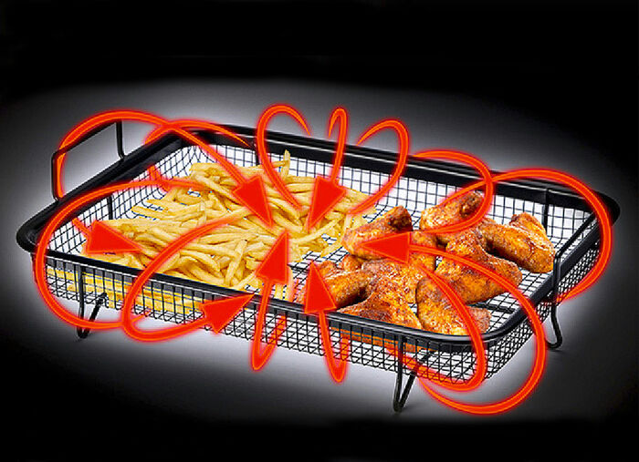 Grillmand voor knapperige friet uit de oven