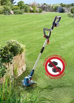 Accu grastrimmer (accu en oplader niet meegeleverd) 