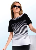 Trui met decoratieve bies 