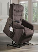 TV-fauteuil met wielen en veerkern 