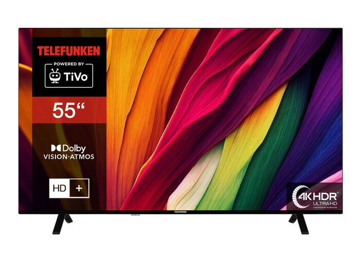 Telefunken XU50TO750S 4K-UHD LED-TV ZWART