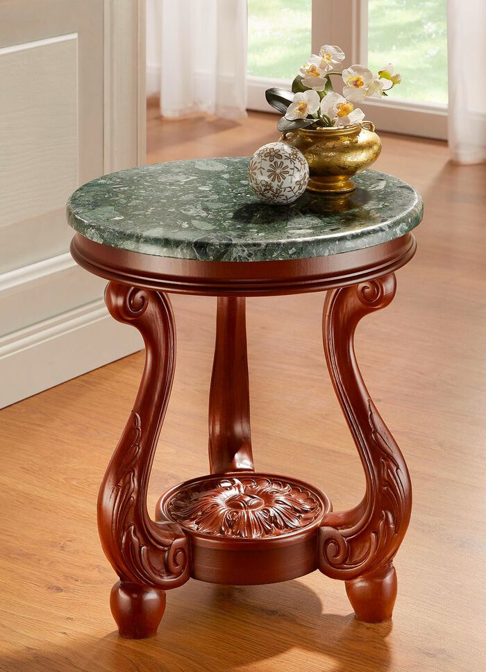 Woonkamertafels met marmeren conglomeraatblad 