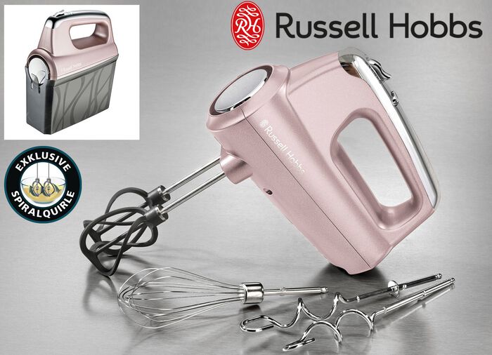 Russell Hobbs handmixer met spiraalvormige kloppers 