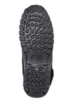 Enkellaarsjes met vetersluiting en klimaatmembraan ZWART