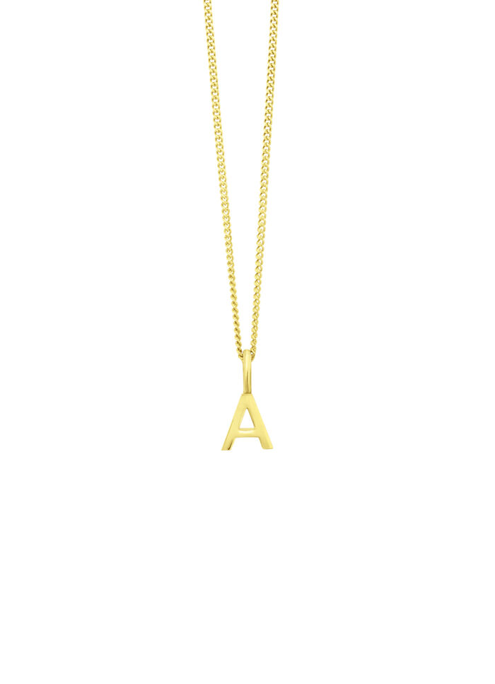 Letterhanger met kinketting