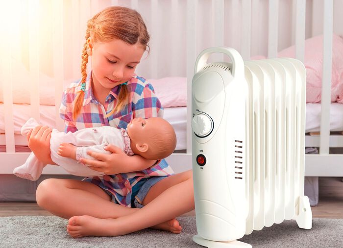 Mobiele olieradiator die overal inzetbaar is 