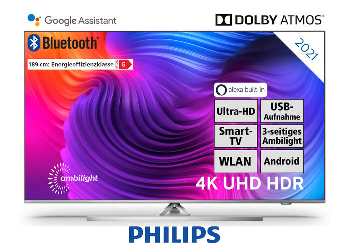 Philips 4K Ultra HD Ambilight LED-TV 
