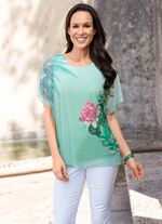 Tuniek met bloemenprint 