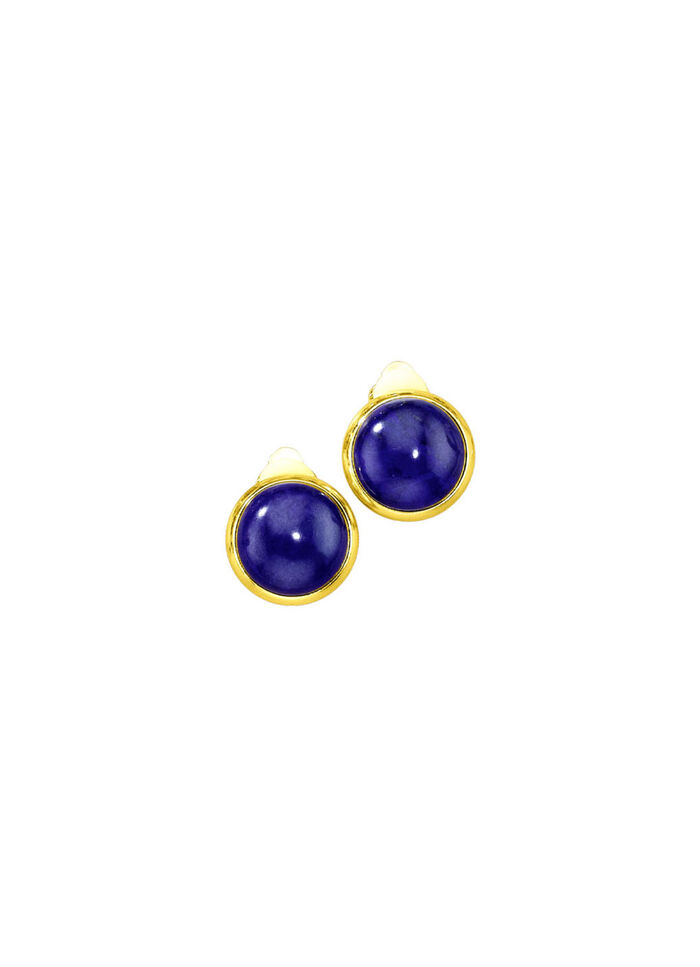 Oorknopjes met echte lapis lazuli