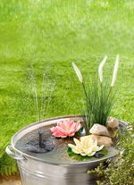 Zonnefonteinset voor fonteinen en vijvers 