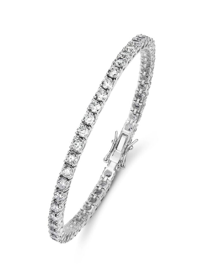 Sprankelende armband met synthetische zirkonia 