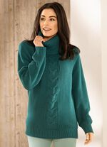 Trui van rijstkorrelbreisel 