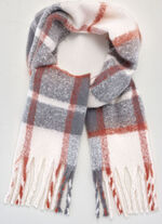 Sjaal met ruitdessin 