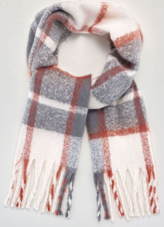 Sjaal met ruitdessin 