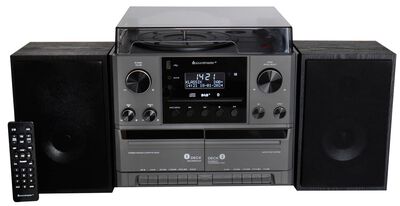 Nostalgische stereo-installatie met afstandsbediening 