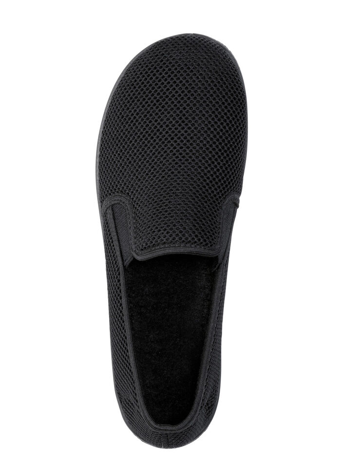 Lichtgewicht herenpantoffels met elastische band SCHWARZ