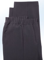 Slip-on broek van “Klaus Models” in 4 kleuren DONKERGRIJS