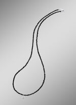 Diamant-halsketting met een briljant 