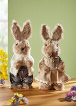 Pluche Konijntjes, set van 2 