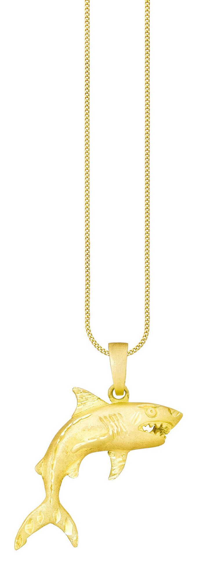 Moderne hanger met haaienmotief 